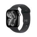 Reloj inteligente Apple Watch Series 11 OLED de 46 mm en color negro con pantalla táctil y conectividad 5G y GPS.