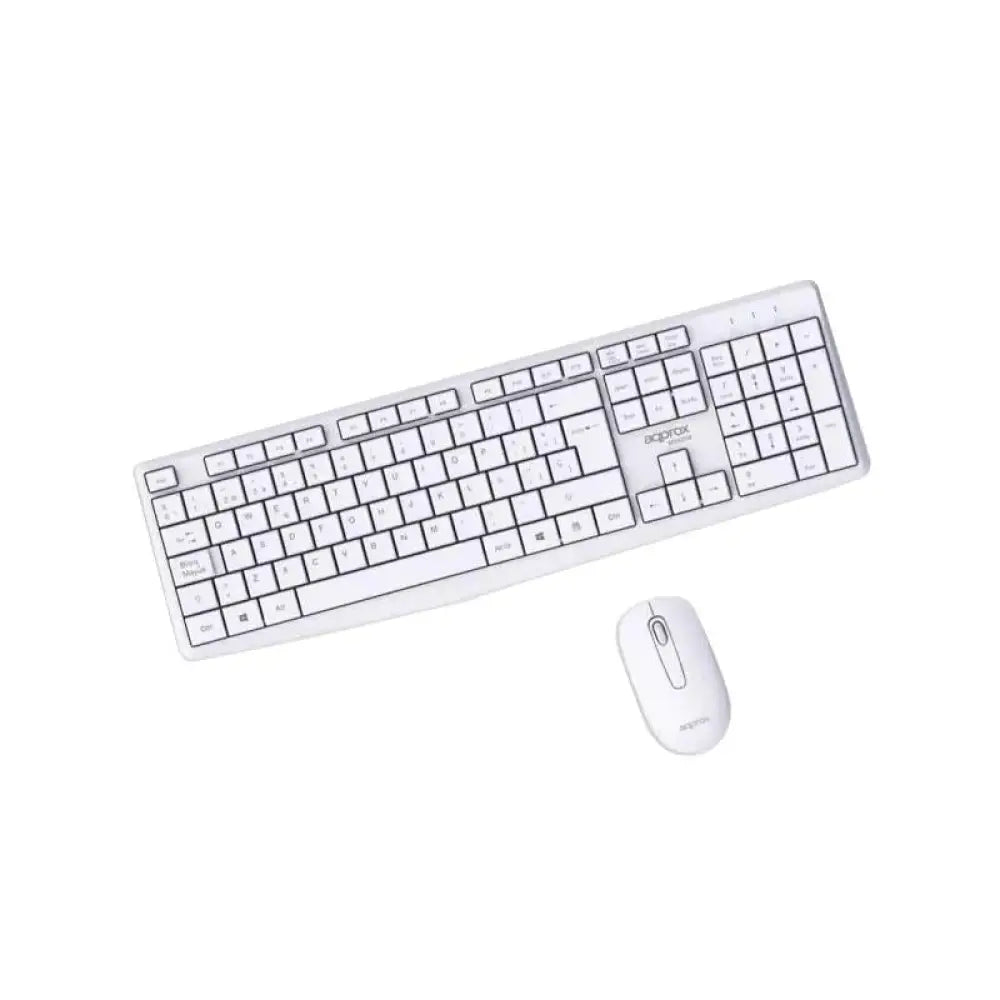 APPROX Teclado+raton inalamb X420W 1000DPI Blanco - detalle