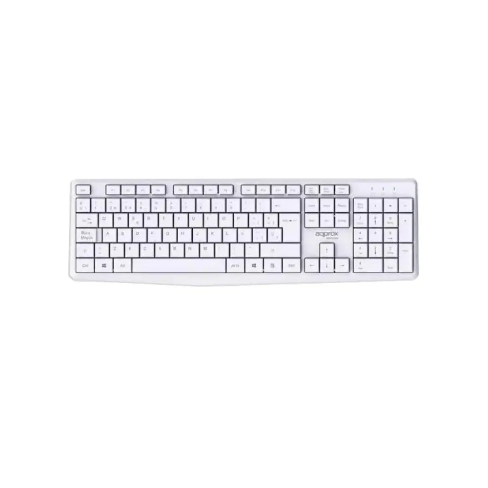 APPROX Teclado+raton inalamb X420W 1000DPI Blanco - detalle