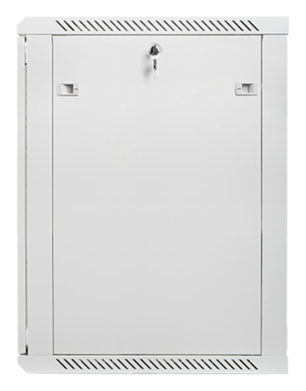 ARAMRIO LANBERG MURAL RACK 19" 18U 600X600 FLAT PACK V2 PUERTA CRISTAL GRIS - detalle