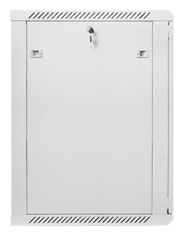 ARAMRIO LANBERG MURAL RACK 19" 18U 600X600 FLAT PACK V2 PUERTA CRISTAL GRIS