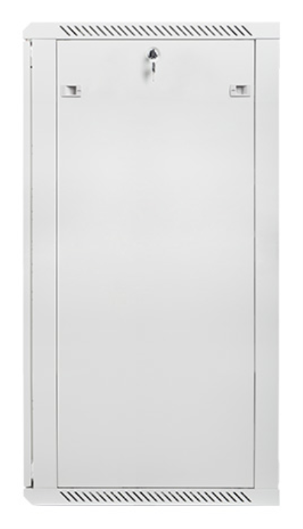 ARAMRIO LANBERG MURAL RACK 19" 27U/600X600 FLAT PACK PUERTA CRISTAL GRIS - detalle