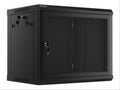 Lanberg WF01-6409-23B armario rack 9U Bastidor de pared Negro