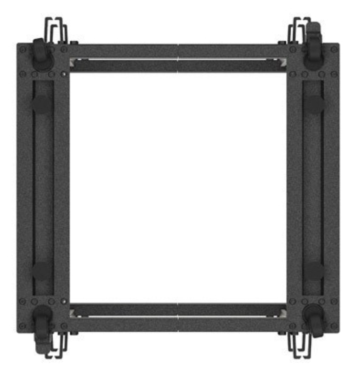 ARMARIO LANBERG ABIERTO RACK 19" 15U 600X600 AJUSTABLE HASTA 1100 NEGRO - detalle