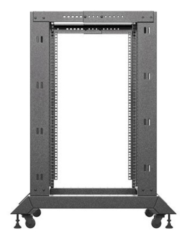 ARMARIO LANBERG ABIERTO RACK 19" 18U 600X800 NEGRO - detalle