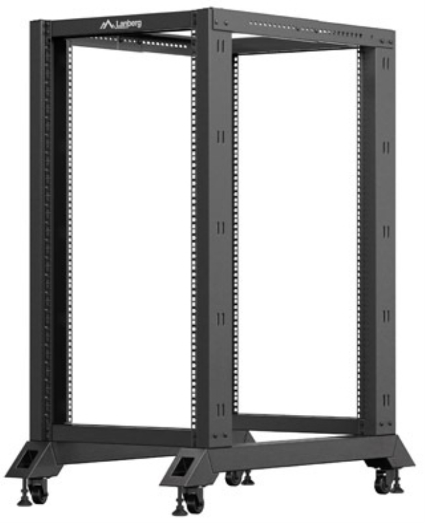 ARMARIO LANBERG ABIERTO RACK 19” 22U 600X1000 NEGRO