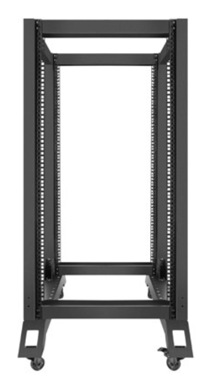 ARMARIO LANBERG ABIERTO RACK 19" 22U 600X800 NEGRO - detalle