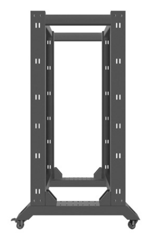 ARMARIO LANBERG ABIERTO RACK 19" 27U 600X800 NEGRO - detalle