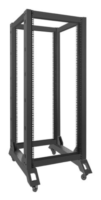 ARMARIO LANBERG ABIERTO RACK 19" 27U 600X800 NEGRO - detalle