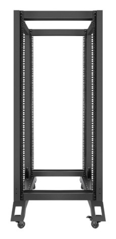 ARMARIO LANBERG ABIERTO RACK 19" 27U 600X800 NEGRO - detalle