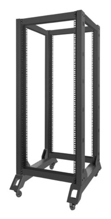 ARMARIO LANBERG ABIERTO RACK 19" 27U 600X800 NEGRO