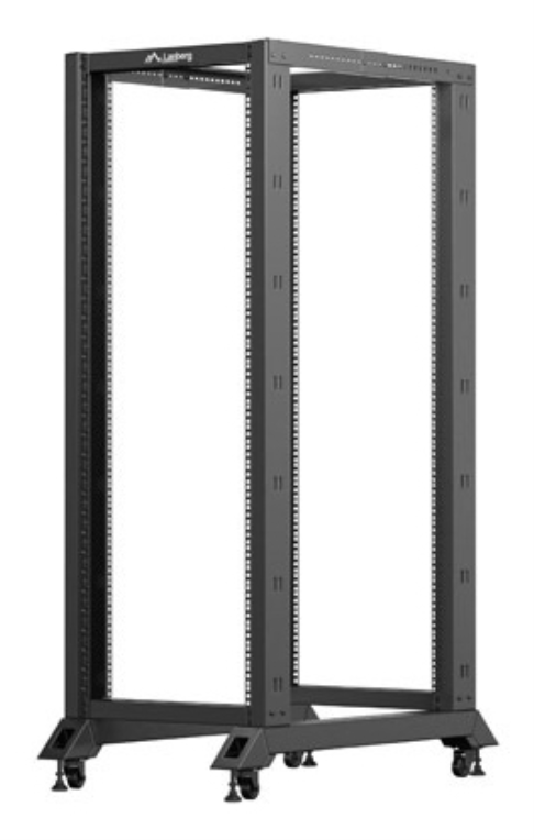 ARMARIO LANBERG ABIERTO RACK 19" 32U 600X1000 NEGRO - detalle