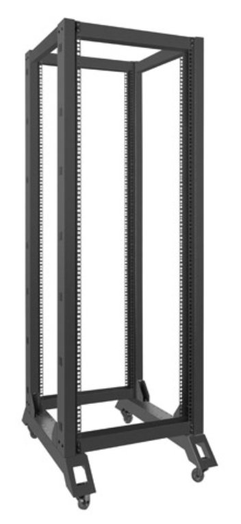ARMARIO LANBERG ABIERTO RACK 19" 32U 600X800 NEGRO - detalle