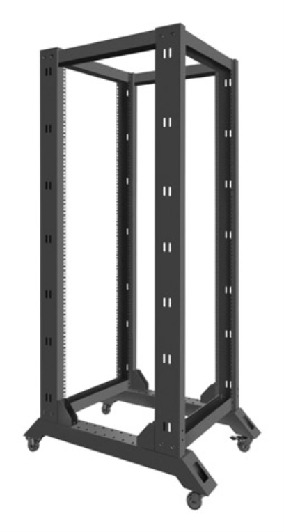ARMARIO LANBERG ABIERTO RACK 19" 32U 600X800 NEGRO - detalle