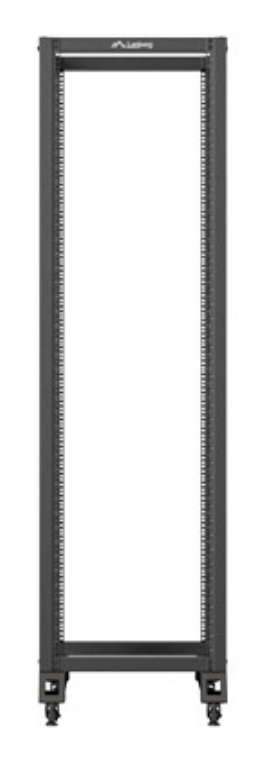ARMARIO LANBERG ABIERTO RACK 19" 42U 600X1000 NEGRO - detalle