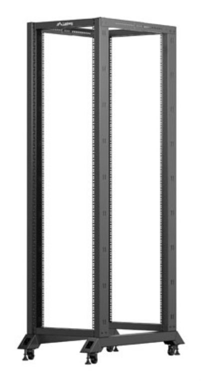 ARMARIO LANBERG ABIERTO RACK 19" 42U 600X1000 NEGRO - detalle
