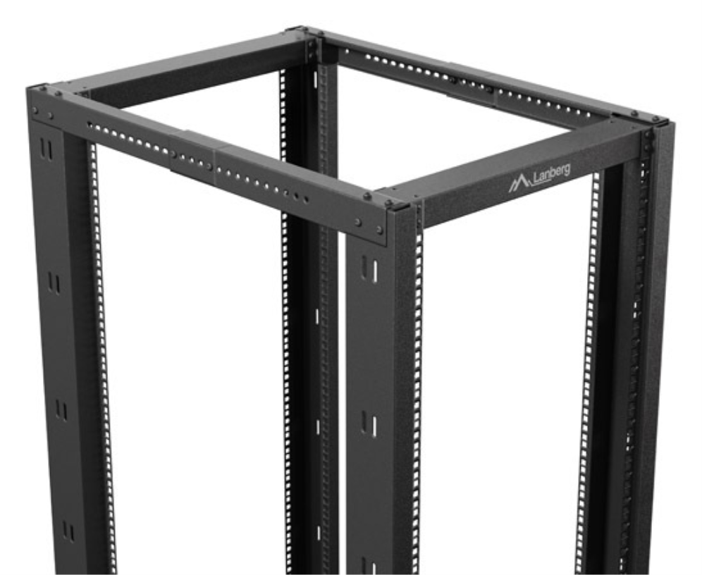 ARMARIO LANBERG ABIERTO RACK 19" 42U 600X1000 NEGRO - detalle