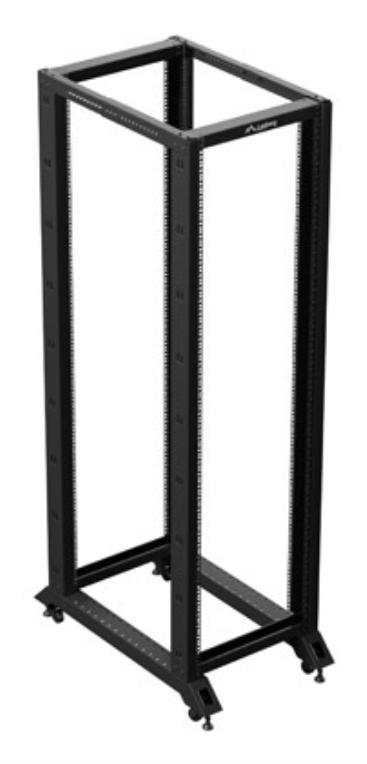 ARMARIO LANBERG ABIERTO RACK 19" 42U 600X1000 NEGRO - detalle