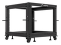 ARMARIO LANBERG ABIERTO RACK 19" 9U 600X600 AJUSTABLE HASTA 1100 NEGRO
