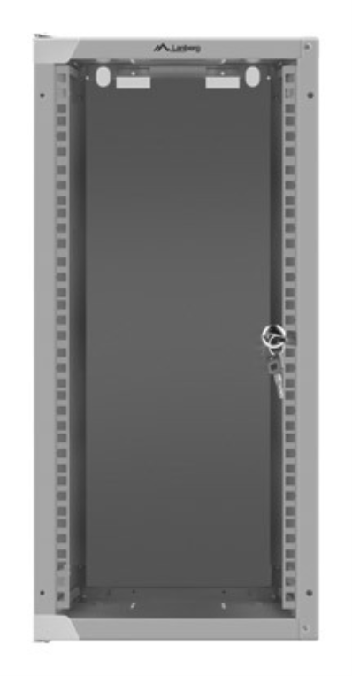 ARMARIO LANBERG MURAL 10" 12U/280X310 FLAT PACK GRIS PUERTA CRISTAL - detalle