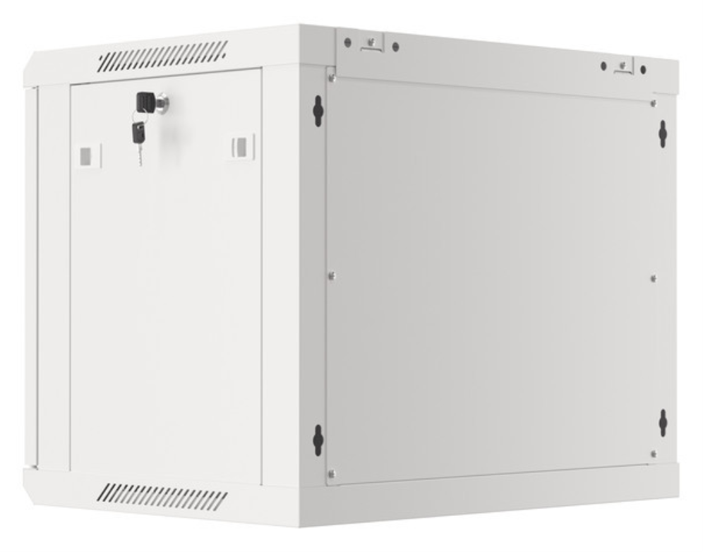 ARMARIO LANBERG MURAL 9U 600X450 RACK 19 FLAT PACK V2 PUERTA CRISTAL GRIS - detalle