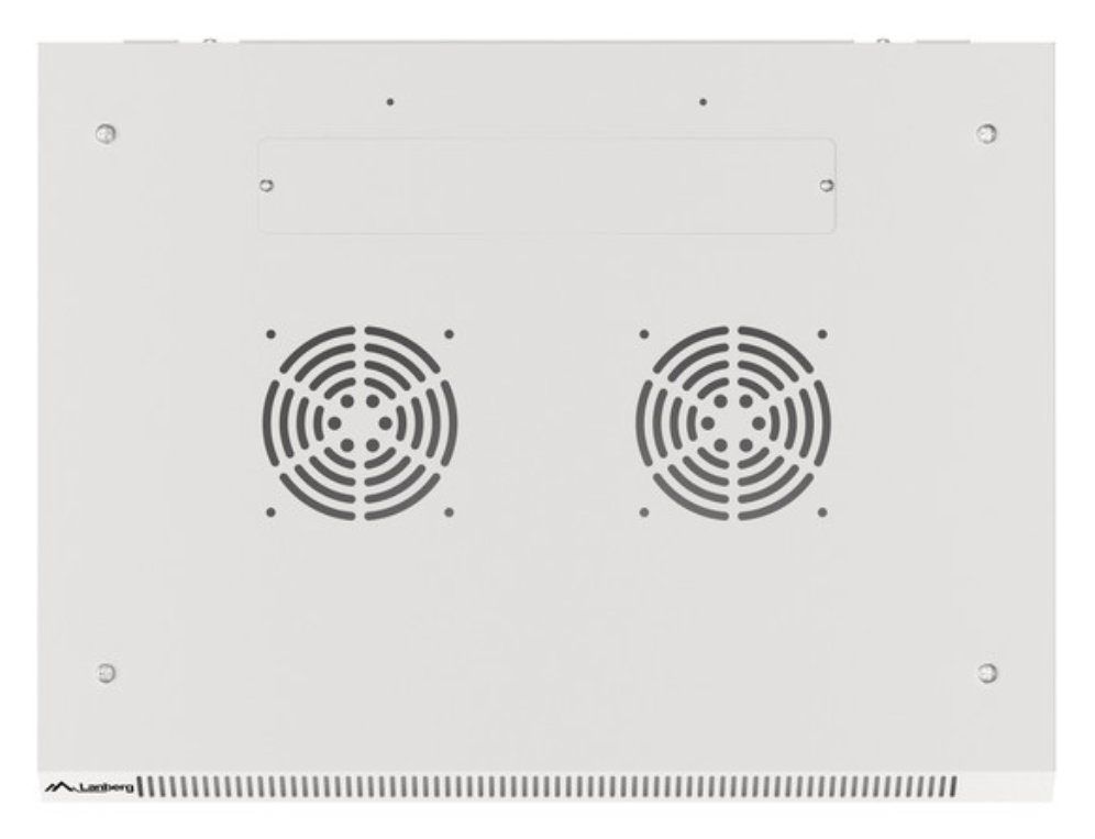 ARMARIO LANBERG MURAL 9U 600X450 RACK 19 FLAT PACK V2 PUERTA CRISTAL GRIS - detalle