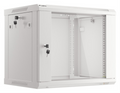 ARMARIO LANBERG MURAL 9U 600X450 RACK 19 FLAT PACK V2 PUERTA CRISTAL GRIS