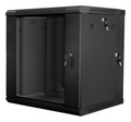 ARMARIO LANBERG MURAL DOBLE SECCION RACK 19" 12U/600X600 FLAT PACK NEGRO