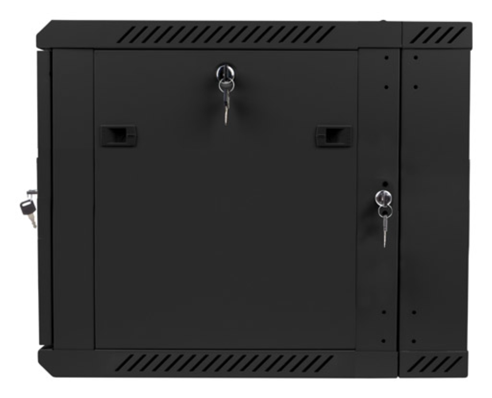 ARMARIO LANBERG MURAL DOBLE SECCION RACK 19" 9U/600X600 FLAT PACK NEGRO - detalle