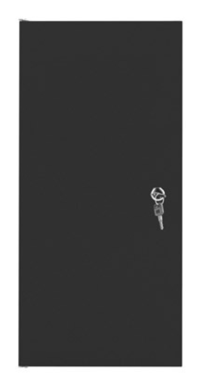 ARMARIO LANBERG MURAL RACK 10" 12U/280X310 FLAT PACK NEGRO PUERTA METAL - detalle