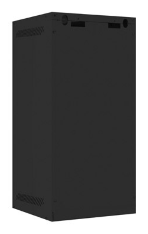 ARMARIO LANBERG MURAL RACK 10" 12U/280X310 FLAT PACK NEGRO PUERTA METAL - detalle