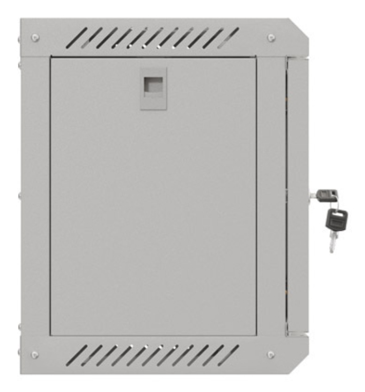 ARMARIO LANBERG MURAL RACK 10" 6U/300X300 FLAT PACK GRIS PUERTA CRISTAL - detalle