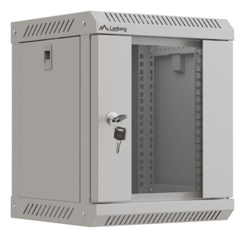 Lanberg WF11-3306-10S armario rack 6U Bastidor de pared Gris