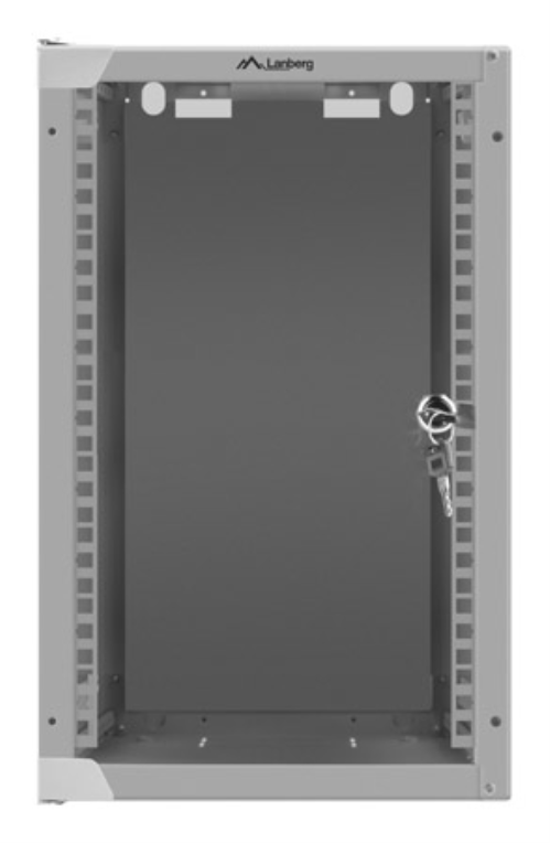 ARMARIO LANBERG MURAL RACK 10" 9U 280X310 FLAT PACK GRIS - detalle