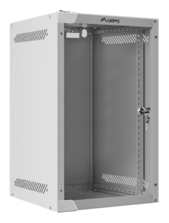 ARMARIO LANBERG MURAL RACK 10" 9U 280X310 FLAT PACK GRIS - detalle