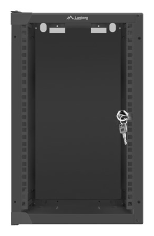 ARMARIO LANBERG MURAL RACK 10" 9U 280X310 FLAT PACK NEGRO - detalle