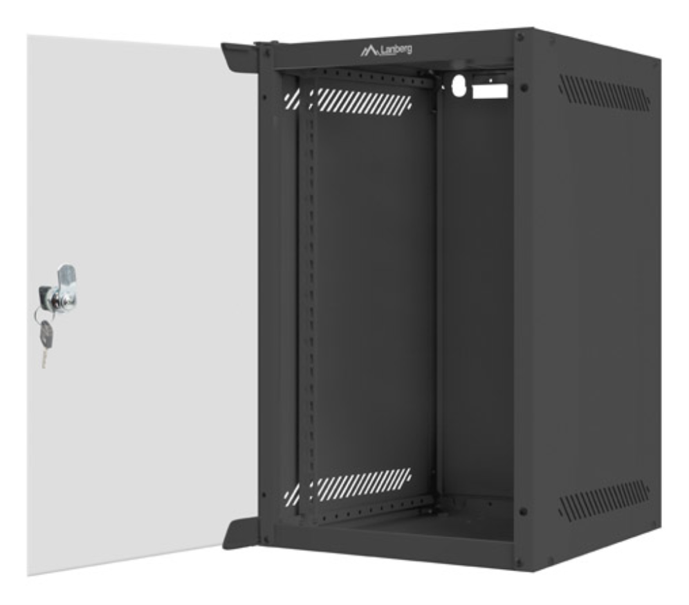 ARMARIO LANBERG MURAL RACK 10" 9U 280X310 FLAT PACK NEGRO - detalle
