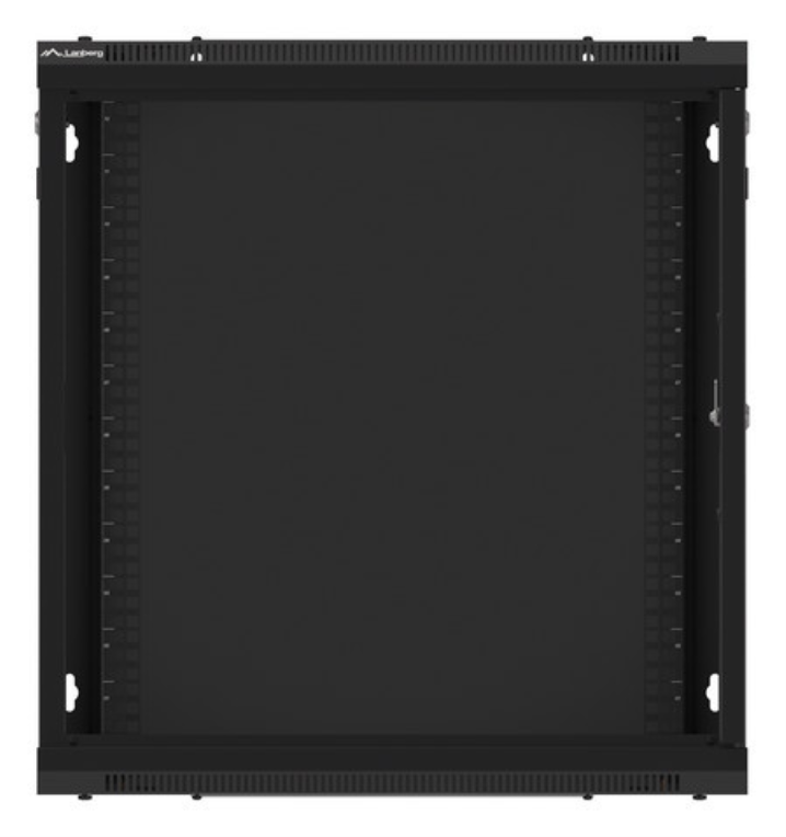 ARMARIO LANBERG MURAL RACK 19" 12U/600X450 FLAT PACK AUTOENSA NEGRO PTA METALICA - detalle