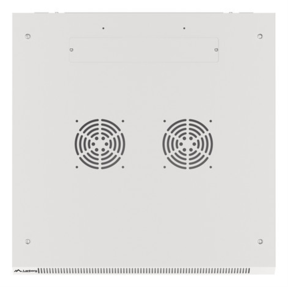 ARMARIO LANBERG MURAL RACK 19" 15U 600X600 FLAT PACK GRIS PUERTA CRISTAL - detalle