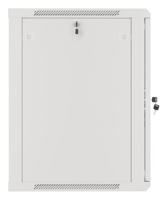ARMARIO LANBERG MURAL RACK 19" 15U 600X600 FLAT PACK GRIS PUERTA CRISTAL - detalle