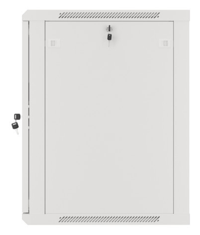ARMARIO LANBERG MURAL RACK 19" 15U 600X600 FLAT PACK GRIS PUERTA CRISTAL - detalle