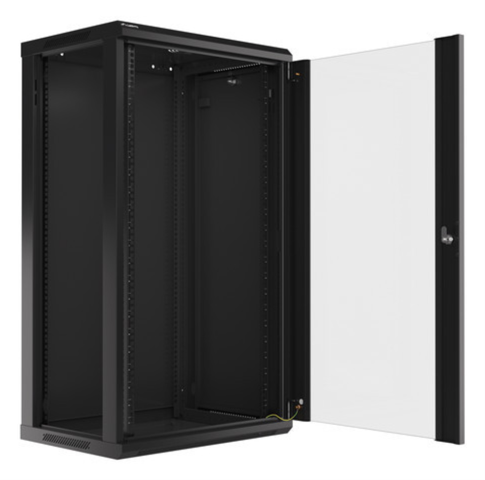 ARMARIO LANBERG MURAL RACK 19" 22U/600X450 FLAT PACK V2 NEGRO - detalle