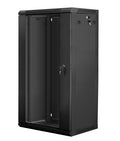 Lanberg WF01-6422-10B armario rack 22U Bastidor de pared Negro