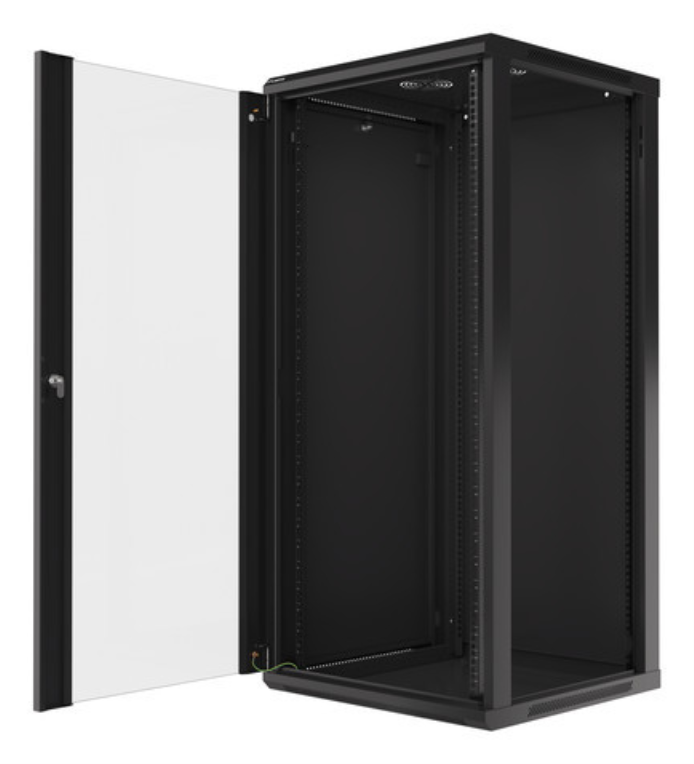 ARMARIO LANBERG MURAL RACK 19" 27U/600X600 FLAT PACK V2 NEGRO - detalle