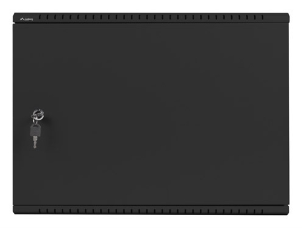 ARMARIO LANBERG MURAL RACK 19" 4U+3U/540X200 BAJO PERFIL NEGRO ENSAMBLADO - detalle