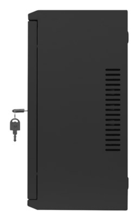 ARMARIO LANBERG MURAL RACK 19" 4U+3U/540X200 BAJO PERFIL NEGRO ENSAMBLADO - detalle