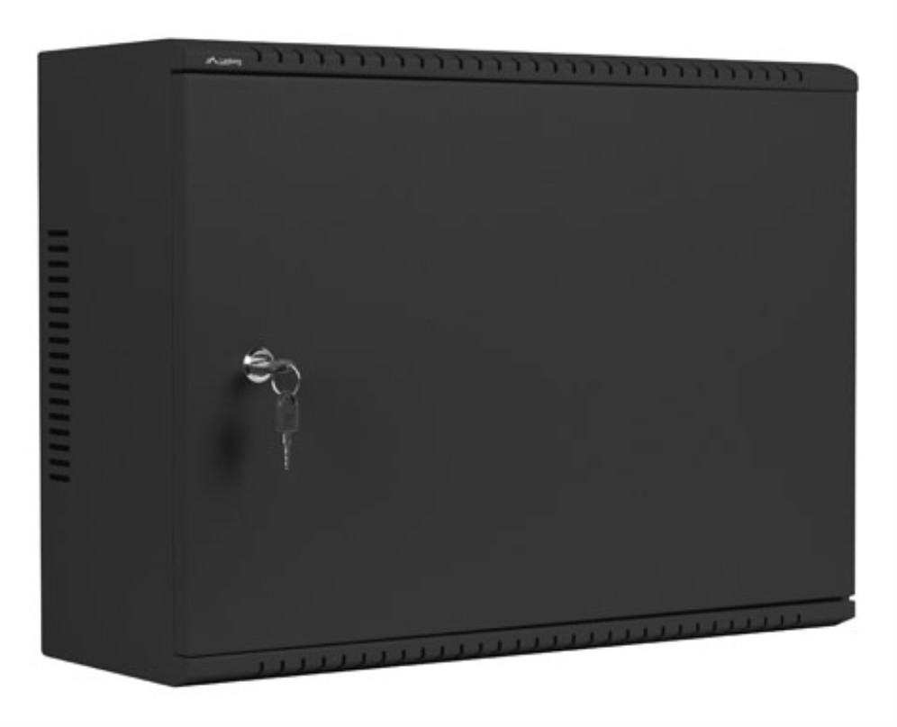 ARMARIO LANBERG MURAL RACK 19" 4U+3U/540X200 BAJO PERFIL NEGRO ENSAMBLADO - detalle