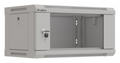 ARMARIO LANBERG MURAL RACK 19" 4U 540X350 FLAT PACK GRIS PUERTA CRISTAL