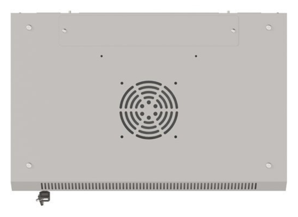ARMARIO LANBERG MURAL RACK 19" 4U 540X350 FLAT PACK GRIS PUERTA CRISTAL - detalle