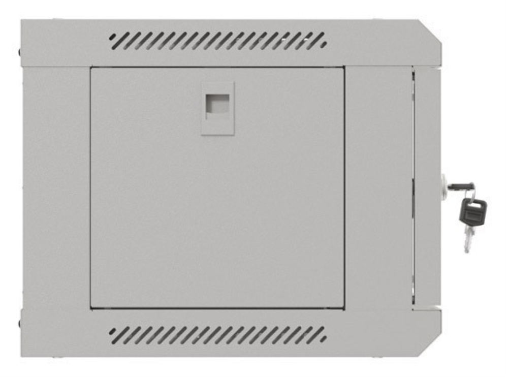 ARMARIO LANBERG MURAL RACK 19" 4U 540X350 FLAT PACK GRIS PUERTA CRISTAL - detalle